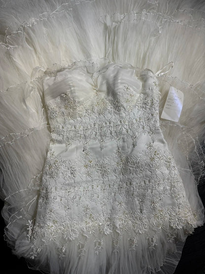Dream Long Wedding Gowns 70s Unique Dresses Mermaid Sweetheart Bohemian Style for Bride With Lace Fitted Petite/Plus Size Bridal Dress AS051
