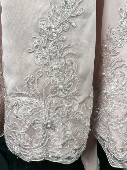 Sparkly Prom Dresses Mermaid V Neck Pink With Lace Beading Long Evening Formal Outfits RB5859