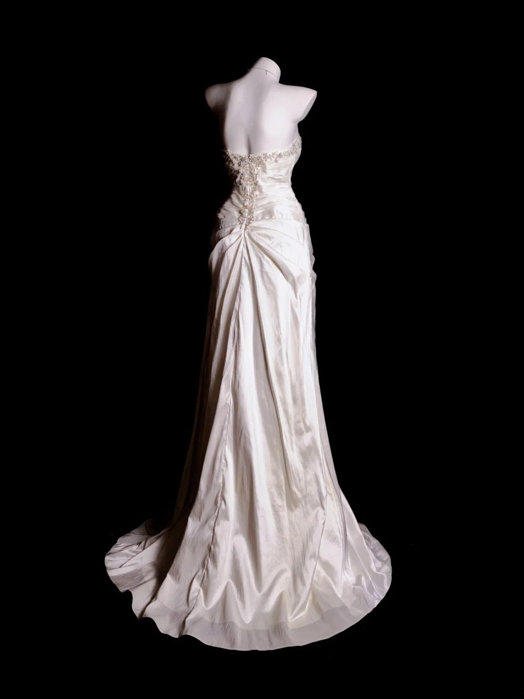 Vintage Wedding Dress Mermaid Sweethart Appliques Ivory Bridal Gown for Big Day RB9858