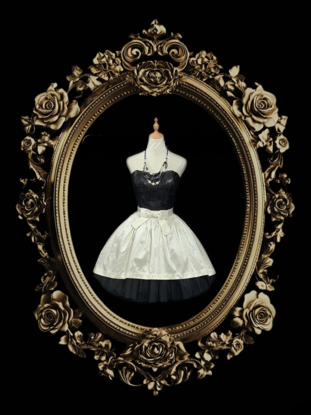 Elegant Ball Gown Strapless Black Sequin Party Dress Short Mini 18th Birthday Dresses Hoco Outfits RB3465