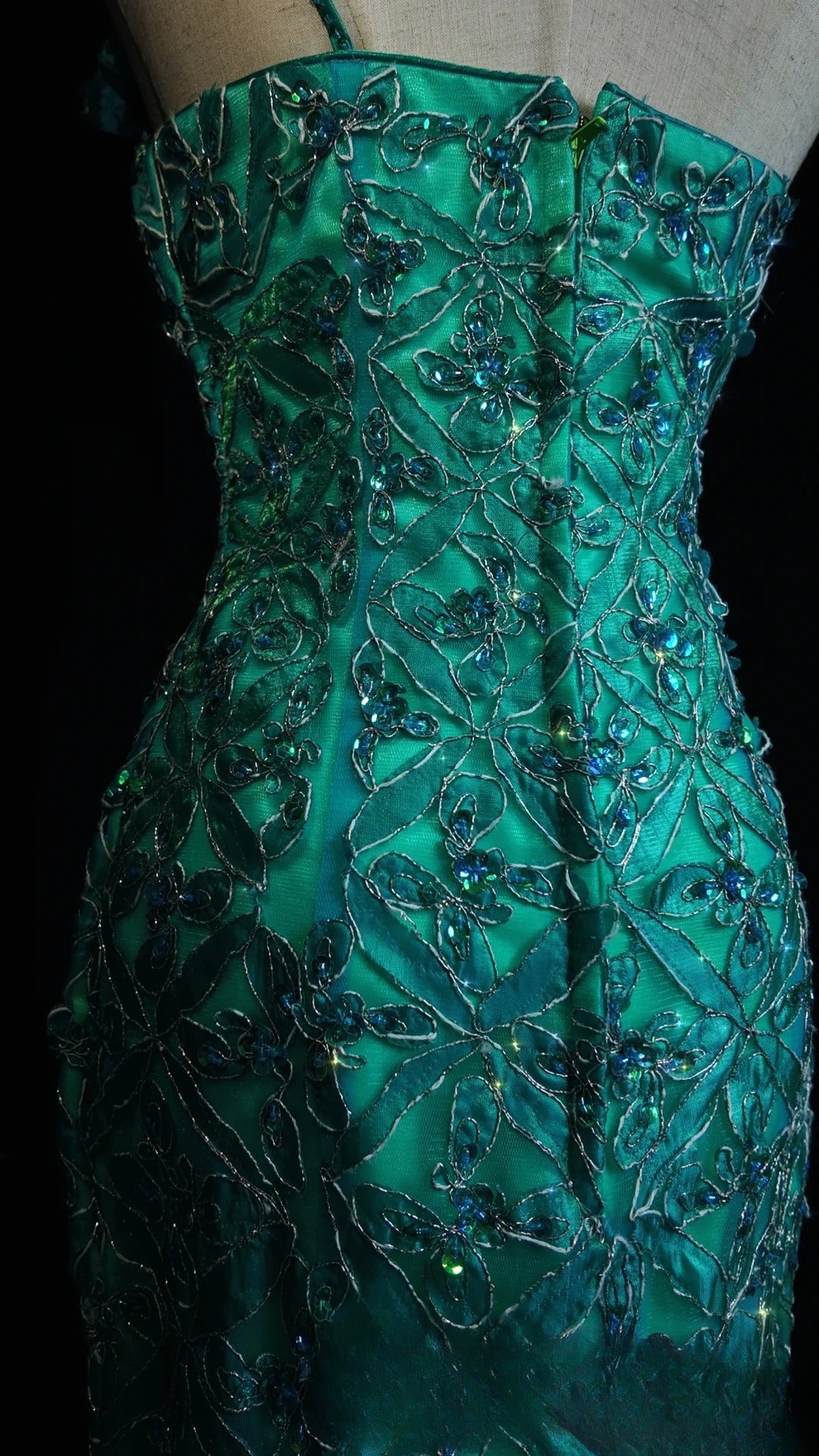 Blue Prom Dress Mermaid One Shoulder With Beading Modest Floor Length Formal Party Gown RB9874