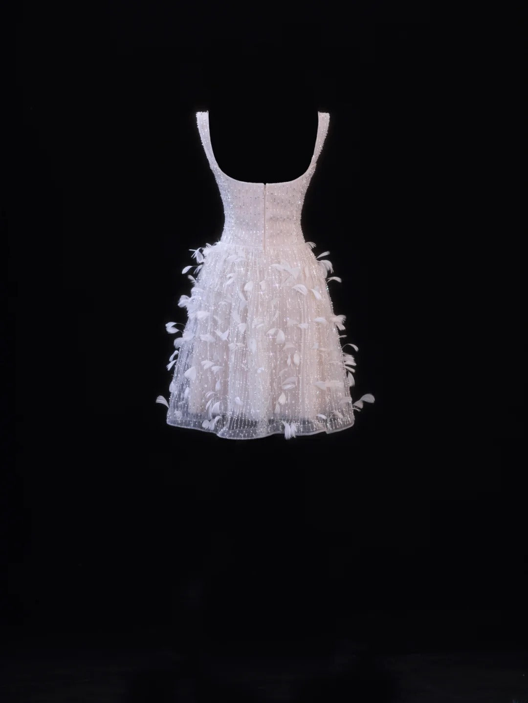 Wedding Gowns Dresses Elegant A Line Square Neck White With Beadings Short Petite/Plus Size Bridal Gowns For Women SA078