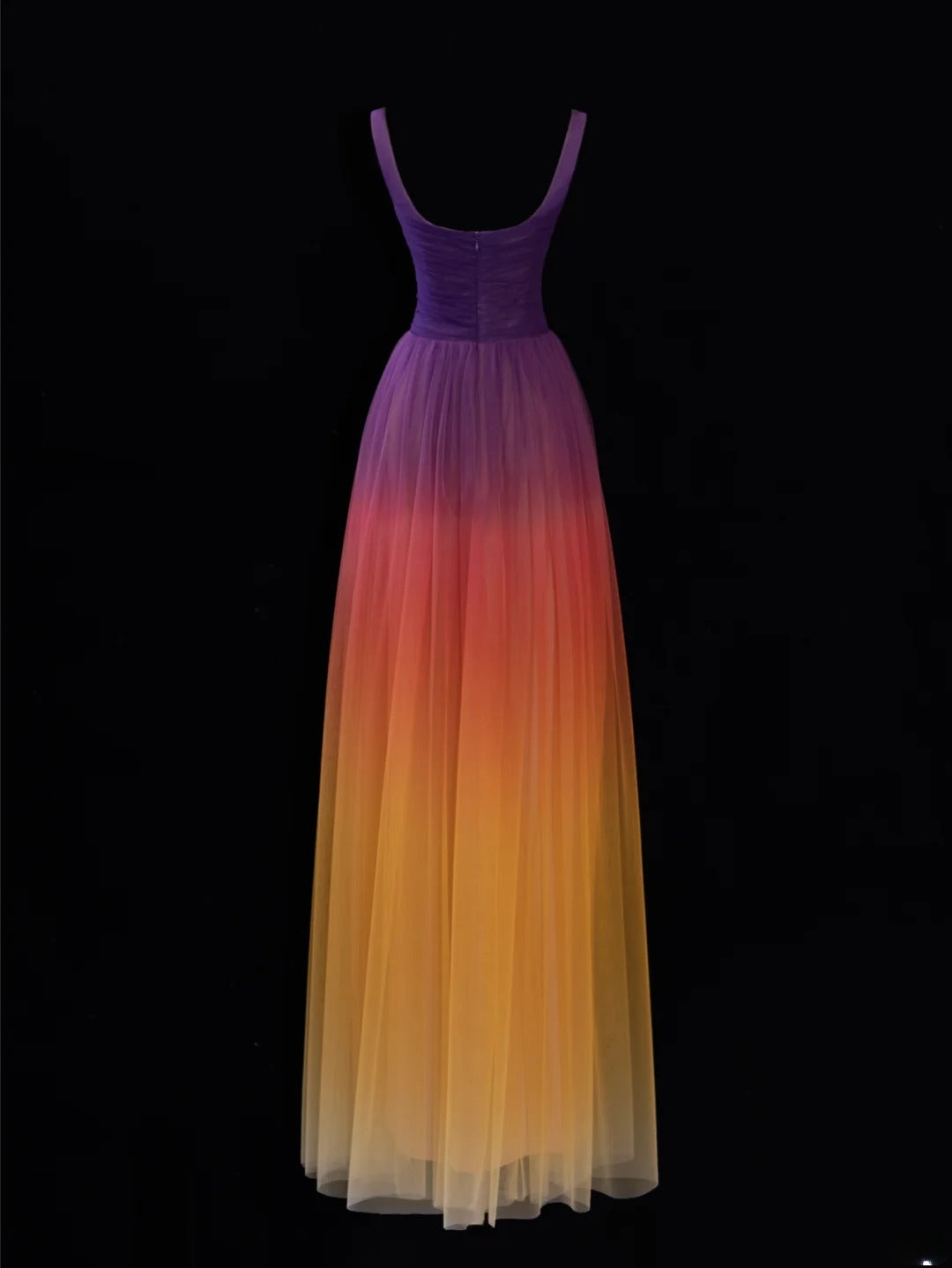 Classy A line Square Neck Multi Colors Formal Tulle Style Impress Long Prom Dresses Party Gowns SA092