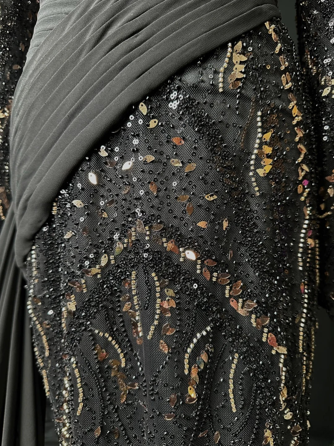 Vintage Prom Dresses Mermaid Off The Shoulder Sequin With Long Sleeves Prom Evening Dress Formal Outfits RB5899