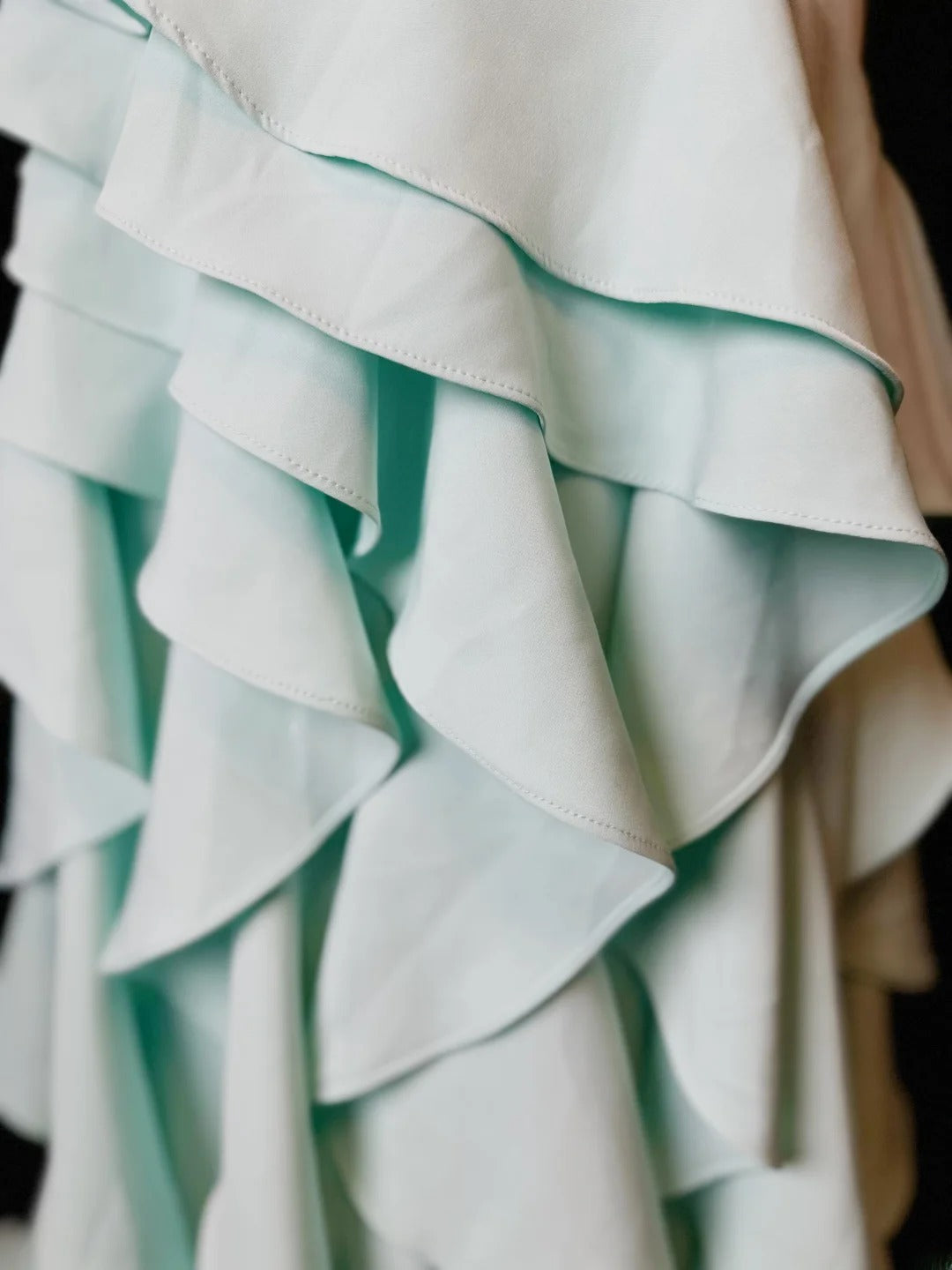 Vintage 60s Prom Dresses Mermaid One Shoulder Satin Tiffany Blue With Flowers Sleeveless Prom Evening Dress Formal Outfits RB5902