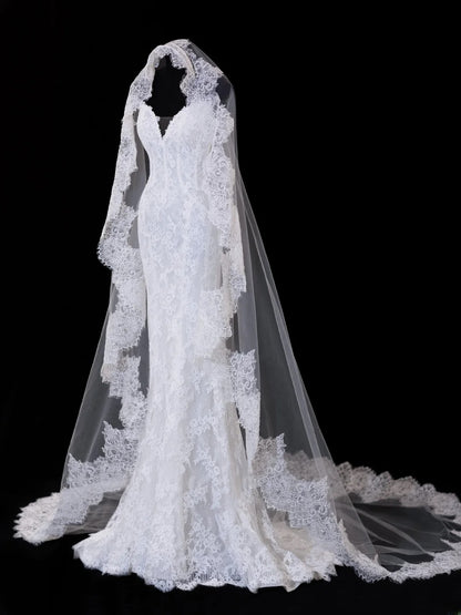 Timeless Wedding Gowns Dresses Romantic Mermaid Sweetheart for Bride Lace White Petite/Plus Size Bridal Gown For Women SA101