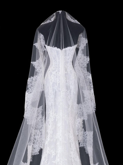 Timeless Wedding Gowns Dresses Romantic Mermaid Sweetheart for Bride Lace White Petite/Plus Size Bridal Gown For Women SA101