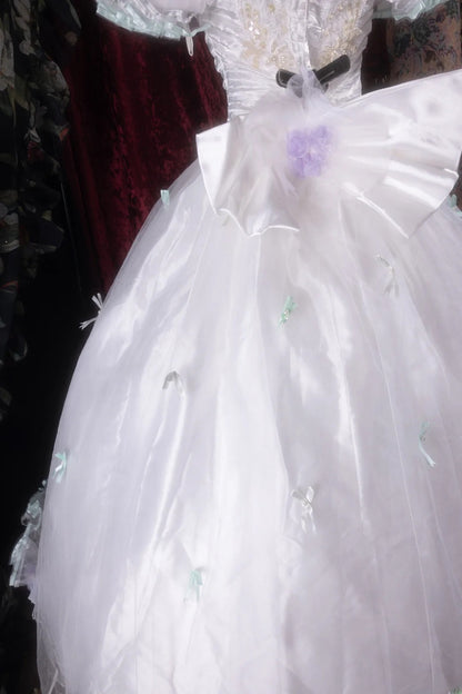 Cute Ball Gown Off The Shoulder Lilac Tulle With Appliqued Long Quince Dress Quinceanera Dresses Formal Birthday Outfits RB8119