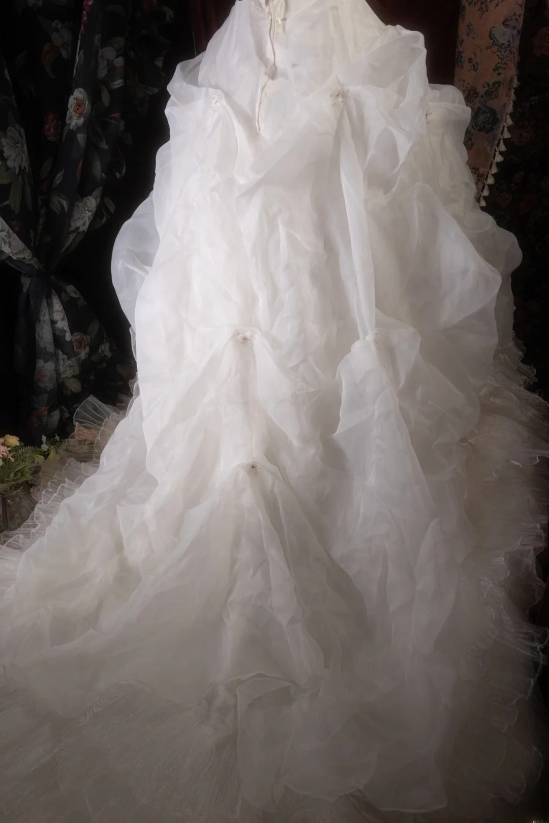 Cute Ball Gown Strapless White Tulle With Beading Long Quince Dress Quinceanera Dresses Formal Birthday Outfits RB8121