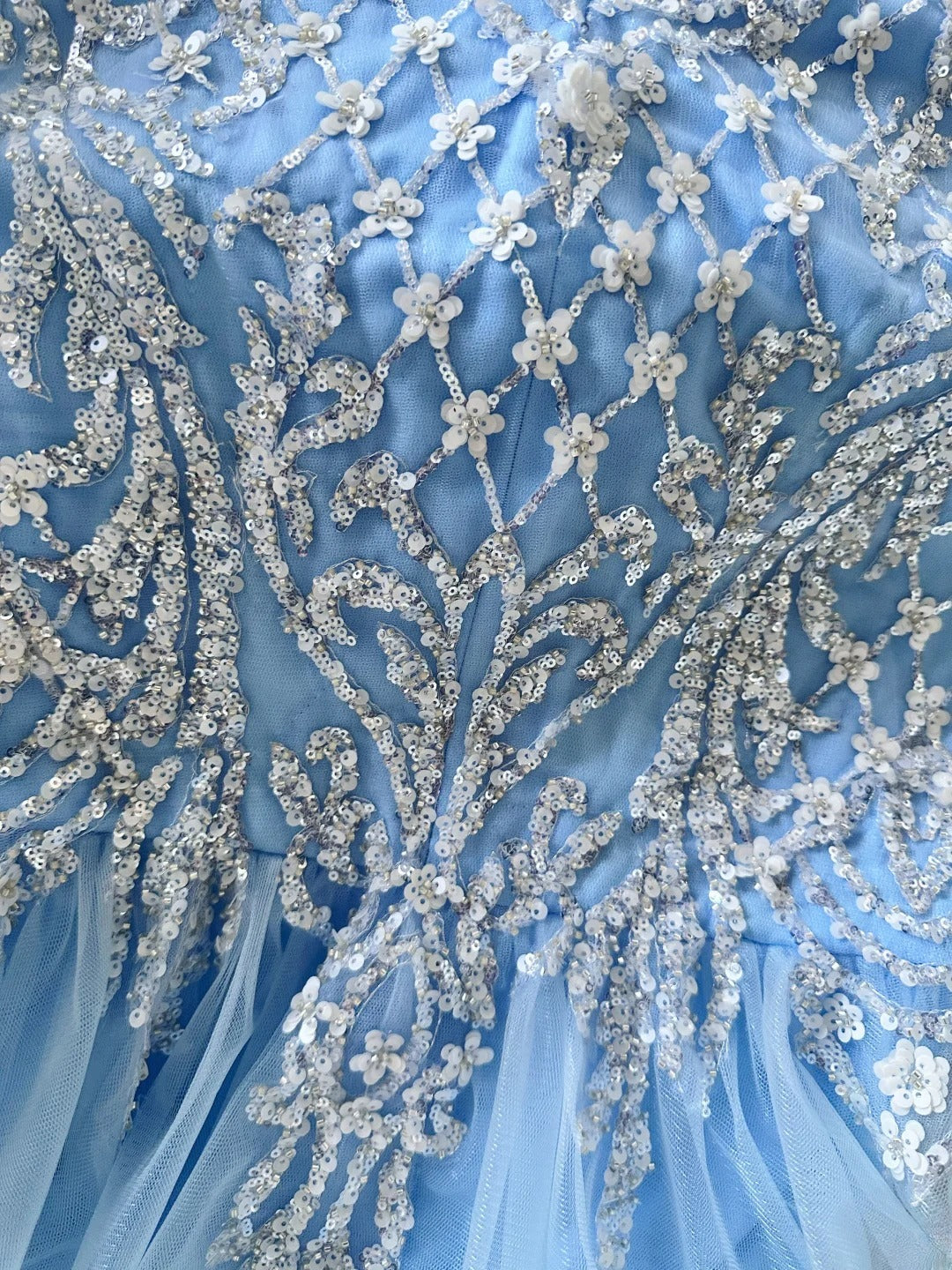 Vintage 70s Prom Dresses Mermaid Spaghetti Strap Light Blue With Sequin Flowers Long Evening Dress Formal Outfits RB5917