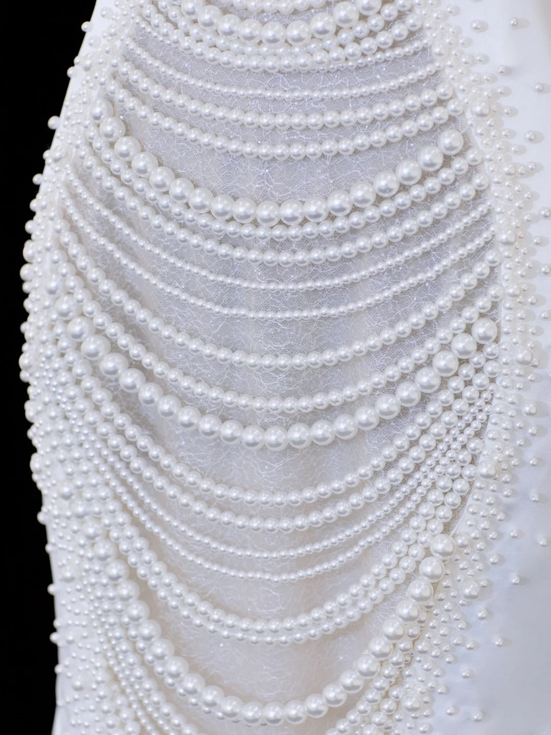 Timeless Wedding Gowns Dresses Romantic Mermaid Halter Pearls for Bride With Beadings White Petite/Plus Size Bridal Gown For Women SA110