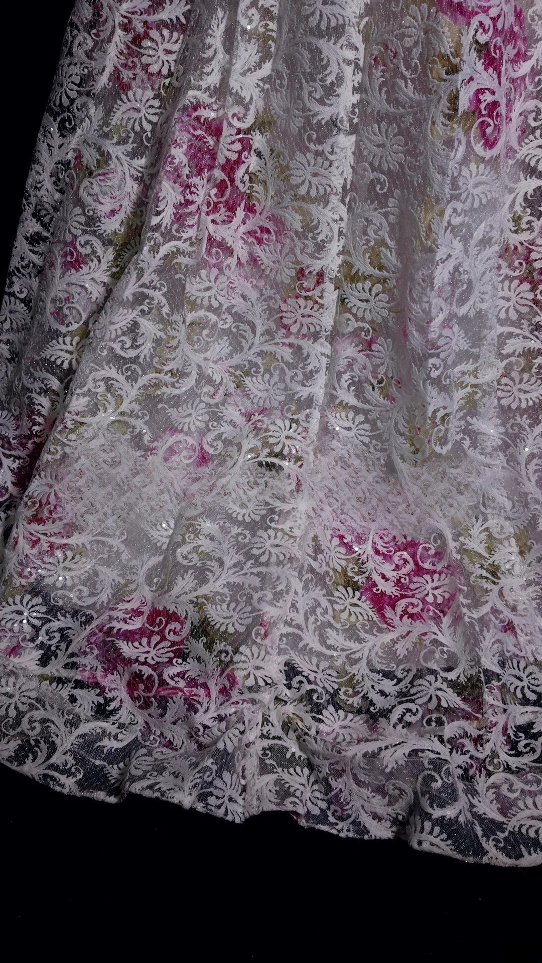 Pink Prom Dress Ball Gown V Neck Tulle With Appliques Flowers Modest Formal Party Gown RB9914