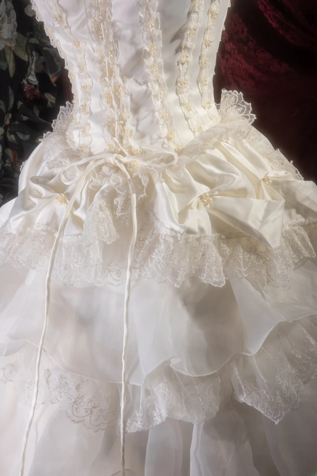 Ball Gown Elegant Luxury Dress & Chic Fashion Square Neck White Lace Quince Dress Quinceanera Dresses Birthday Outfits RB8270