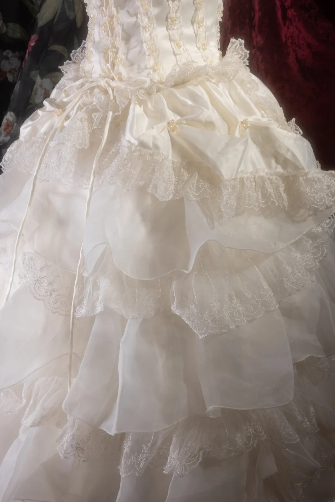 Ball Gown Elegant Luxury Dress & Chic Fashion Square Neck White Lace Quince Dress Quinceanera Dresses Birthday Outfits RB8270