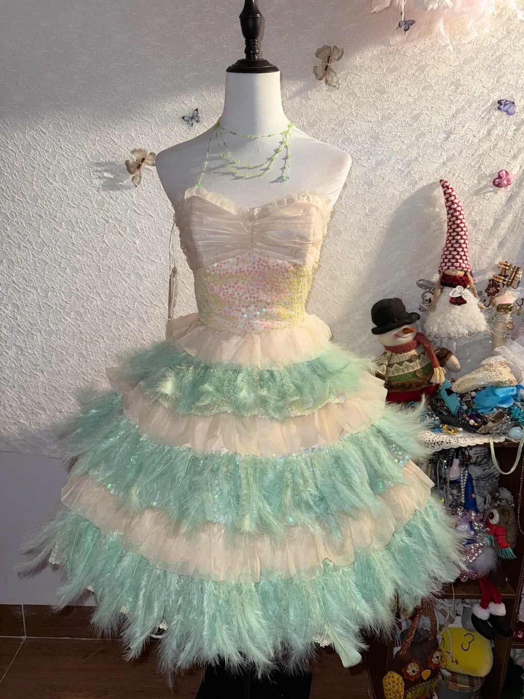 Vintage Ball Gown Strapless With Feathers Matric Mini Graduation Hoco Dresses Short Senior Birthday Homecoming Outfits RB3579