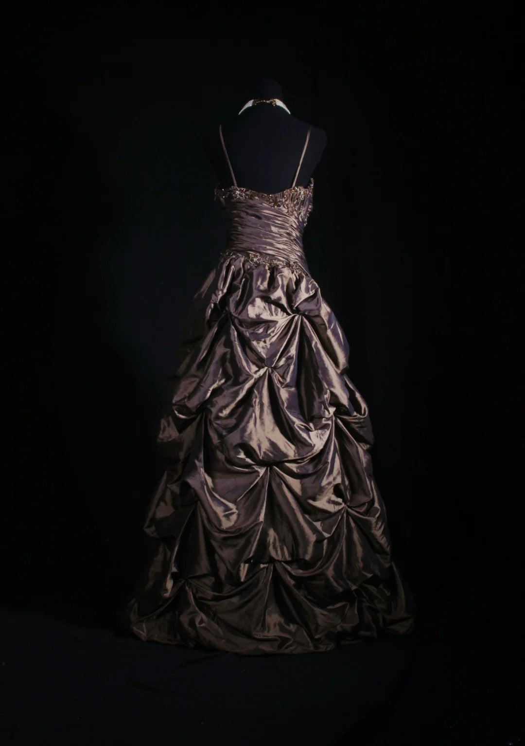 Vintage Ball Gowns Women's Cocktail Party Gowns Spaghetti Strap With Beads Tops Long Graduation Dinner Outfits Prom Dresses AS126