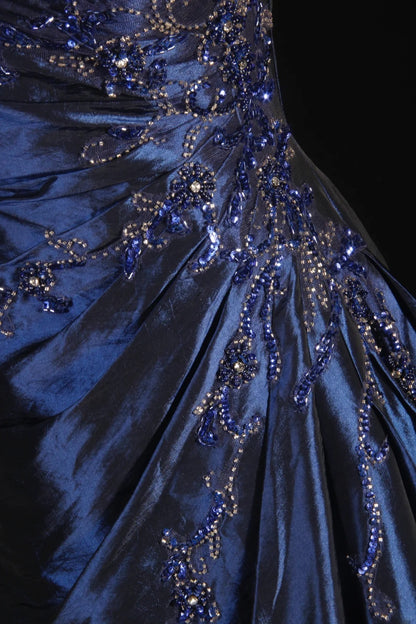Vintage Ball Gowns Women's Cocktail Party Gowns Strapless With Beads Lace Cape Tops Long Graduation Dinner Outfits Prom Dresses AS130
