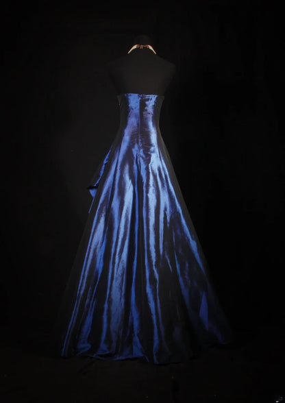 Vintage Ball Gowns Women's Cocktail Party Gowns Strapless With Beads Lace Cape Tops Long Graduation Dinner Outfits Prom Dresses AS130