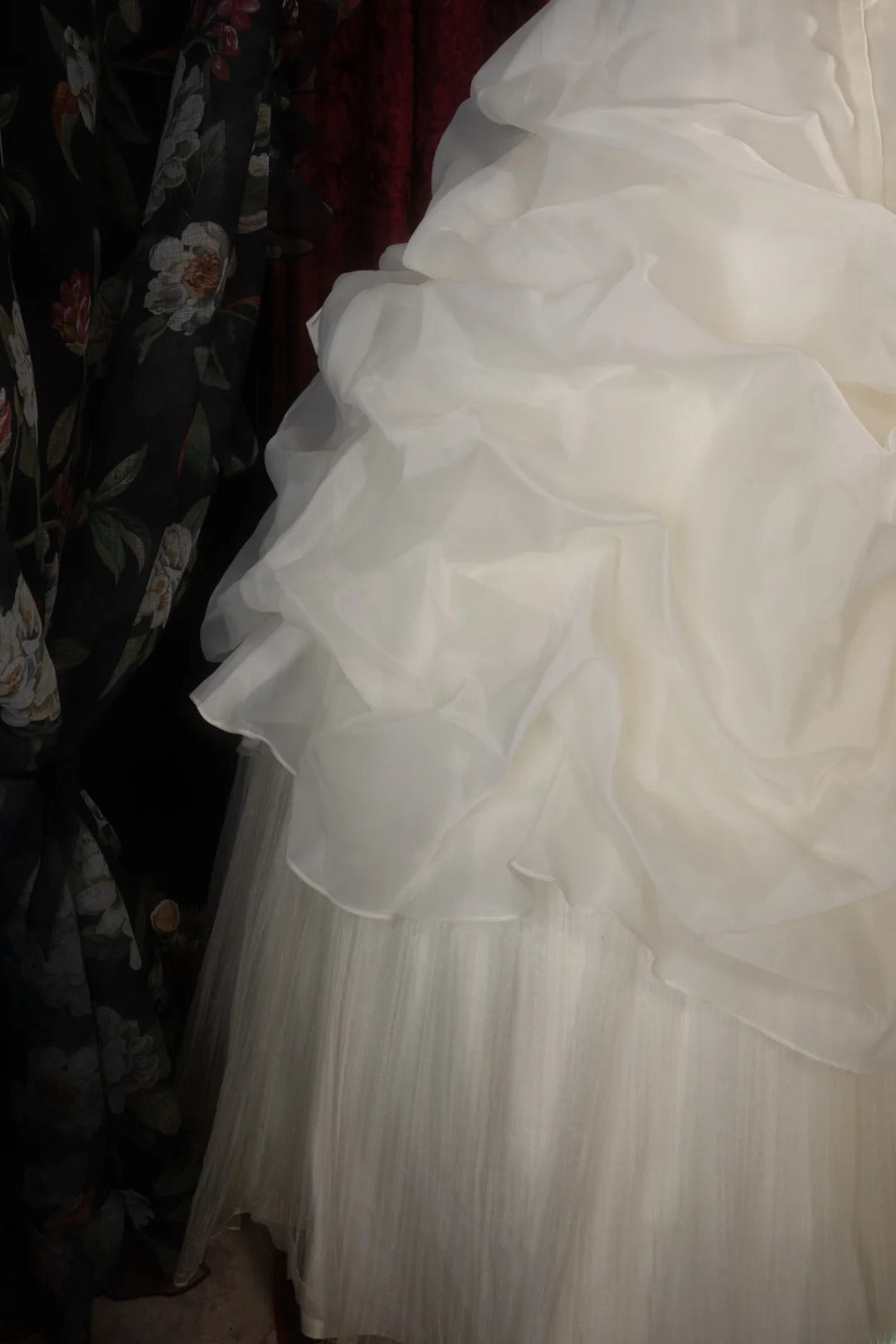Dreamy Princess Ball Gown Formal Events Sweetheart Cream Organza Quince Dress Quinceanera Dresses Birthday Outfits RB8277