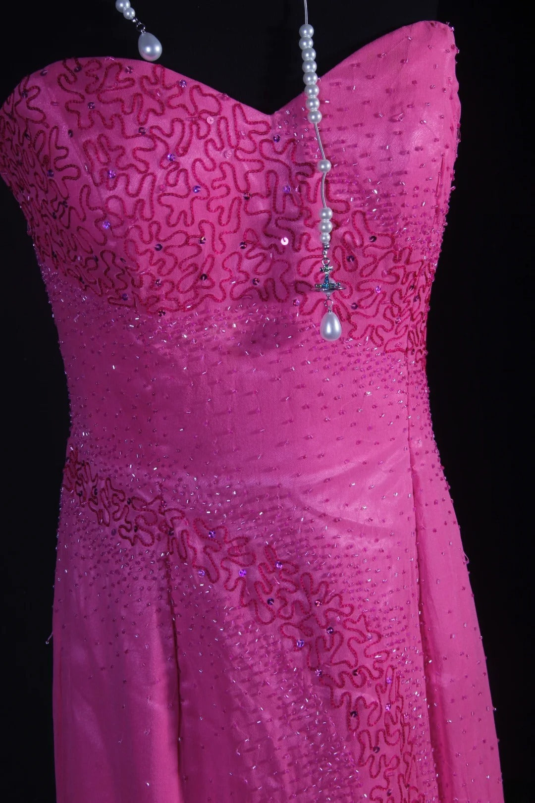 Vintage Prom Dresses Inspiration A Line Sweetheart Pink Semi Formal 90s Prom Dresses With Beads For Teenagers High Schools AS155