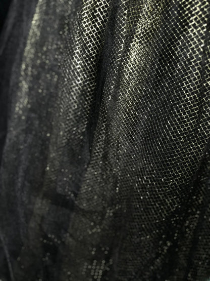 Pretty Ball Gown Sweetheart Black Tulle With Gold Beads Long 15 Quinceanera Dresses Photo Ideas Formal Outfit RB5965