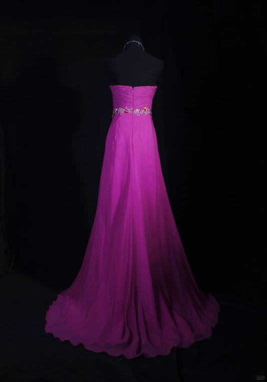Vintage Prom Dresses Inspiration A Line Sweetheart Pink Semi Formal 90s Prom Dresses With Slit Beads For Teens High Schools AS157