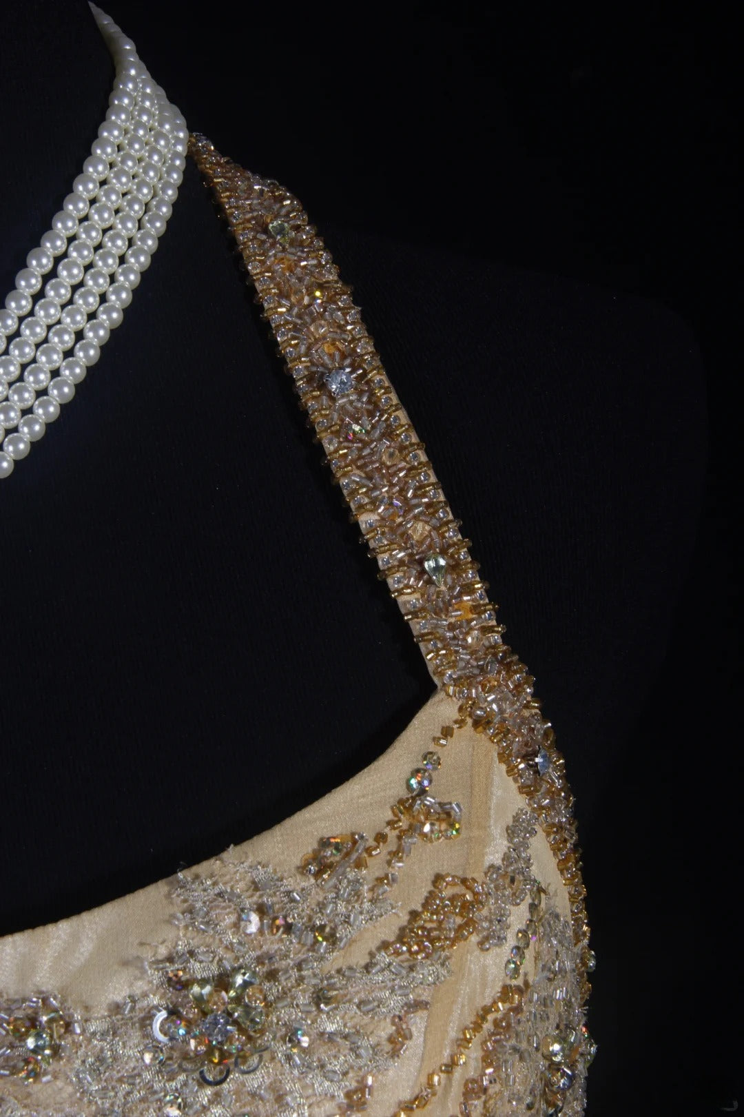 Sparkly Prom Dresses Aesthetic Mermaid Halter Champagne With Beads Inspo Impress Long Party Formal Gown For Senior Teens High Schools AS159