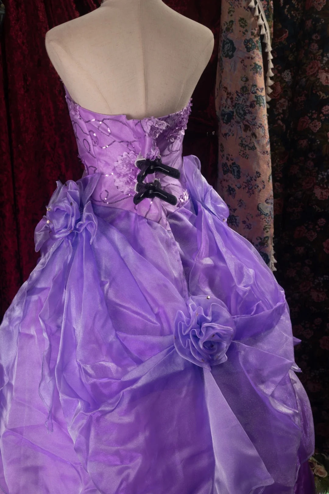 Dreamy Princess Ball Gown Formal Events Sweetheart Purple With Tiered Quince Dress Quinceanera Dresses Birthday Outfits RB8367