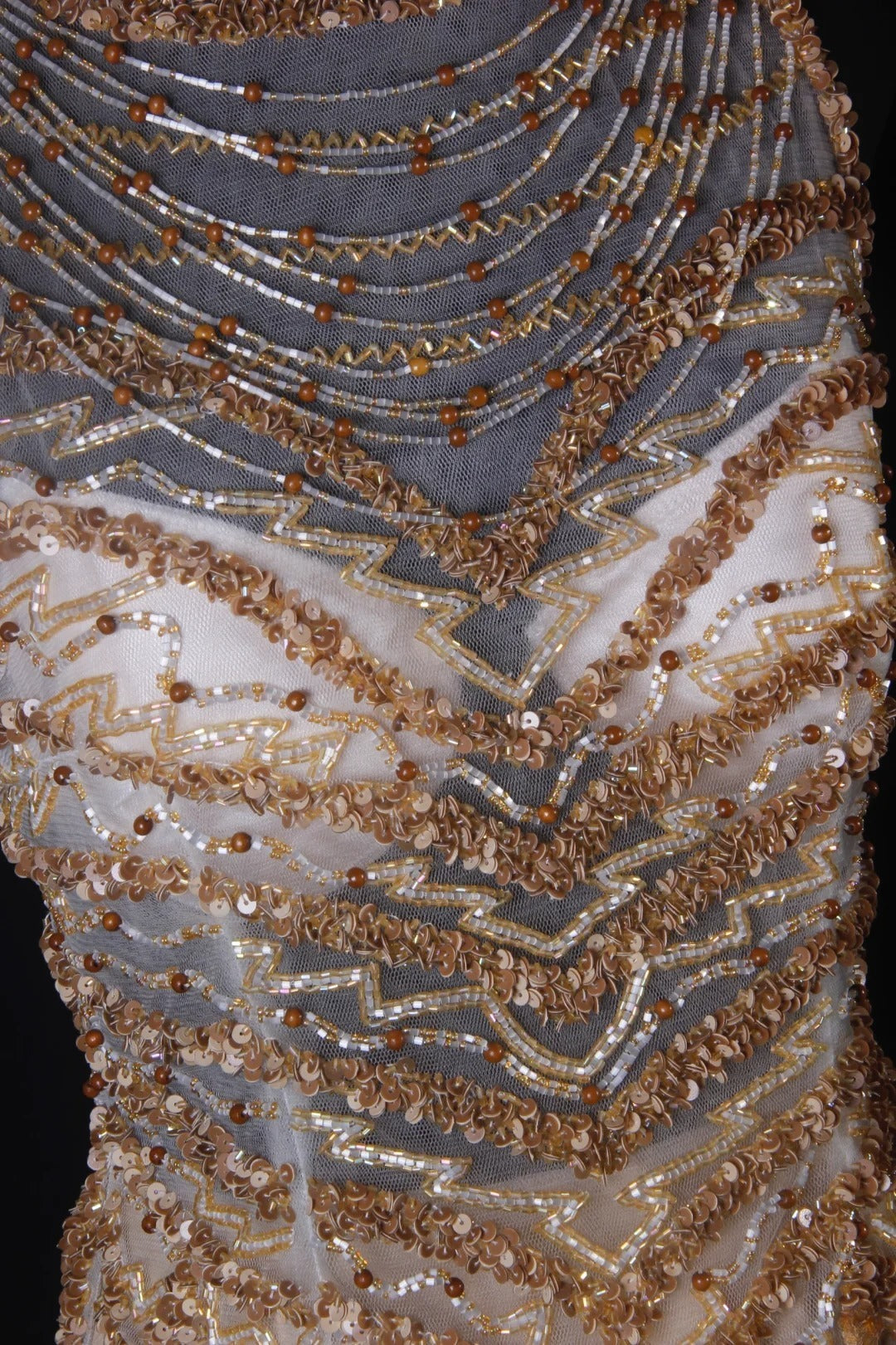 Sparkly Prom Dresses Aesthetic A Line Scoop Neck Champagne Chiffon With Beads Inspo Party Semi Formal Gown For Senior Teens High Schools AS174