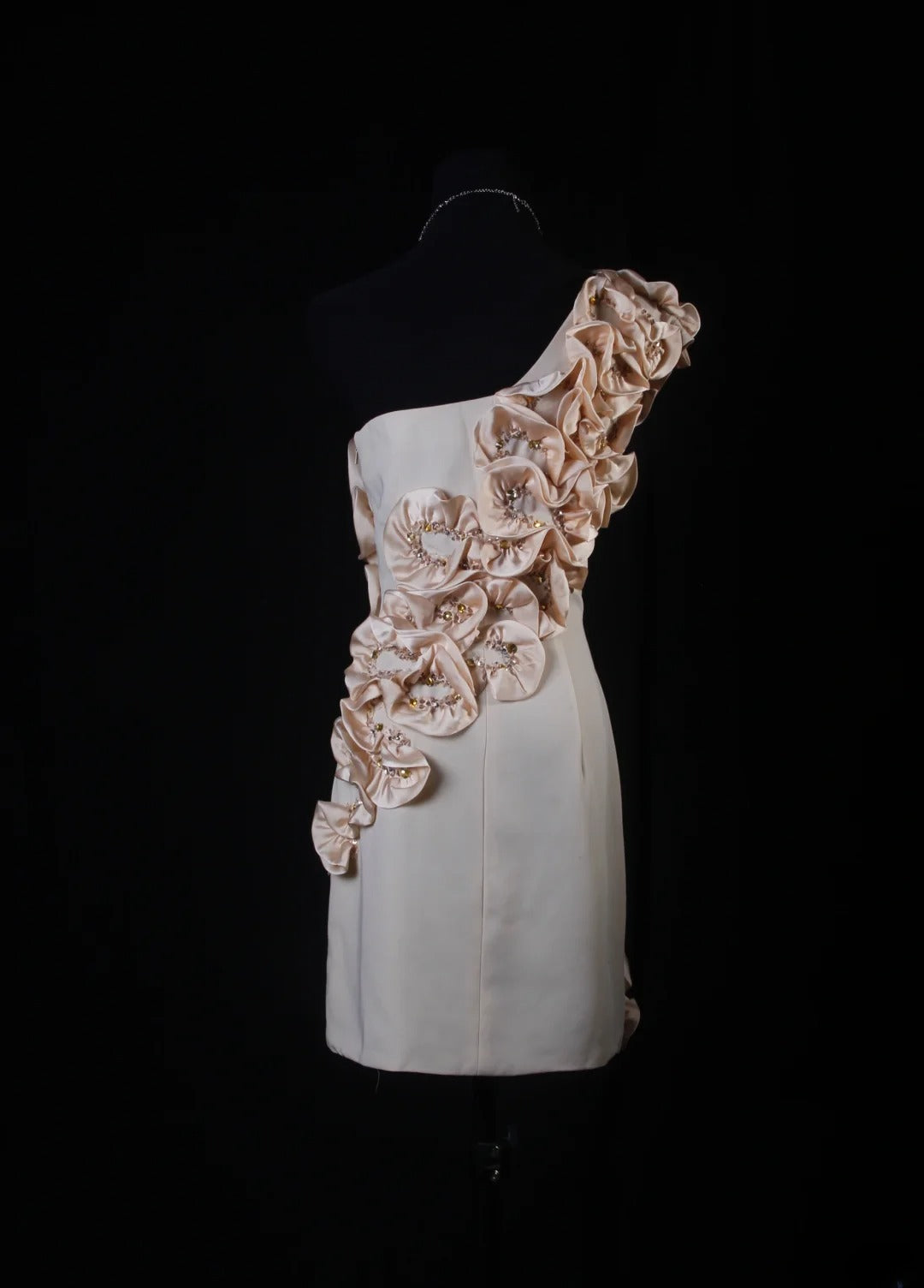 Chic Sheath One Shoulder Hoco Gowns Short 16th Birthday Dress Homecoming Dresses Cocktail Gown AS175