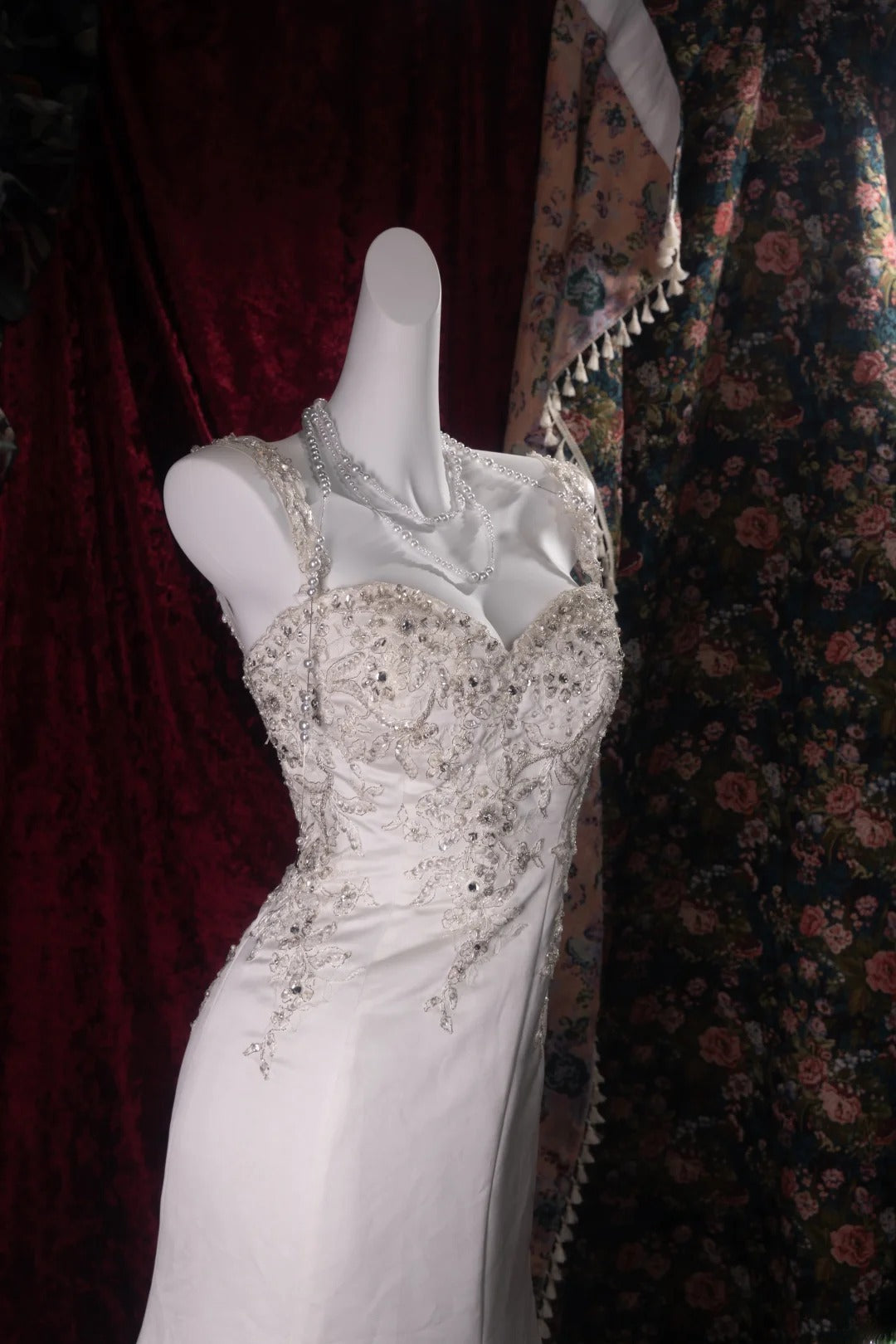 Stunning Mermaid Sweethert 2000s White With Beading Long Autumn Winter Bridal Dress Wedding Dresses RB8375
