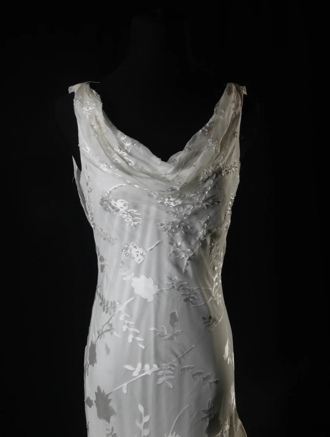 Classy Prom Dresses 1950s Mermaid Cowl Silver Gray Chiffon With Beads Vintage Long Parties Gowns Evening Dress AS213