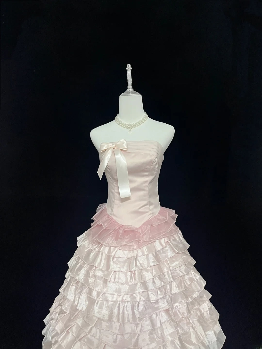 Cute Homecoming Dresses Ball Gown Knee Length Strapless Pink Birthday Cocktail Dress Ideas Outfits RB7619