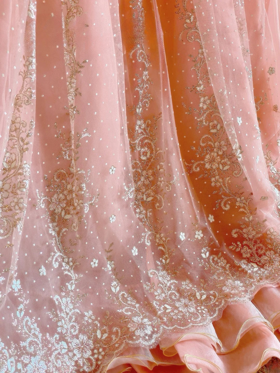 3D Floral Tiered Layers Strapless Pink Quinceanera Dress Ball Gown Sweet 15 Gown RB9144