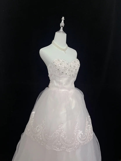 Fairytale Dream Ball Gowns Sweetheart Light Pink With Lace Poofy Long Quince Dress Voluminous Ideas Quinceanera Dresses Formal Dress RB7624
