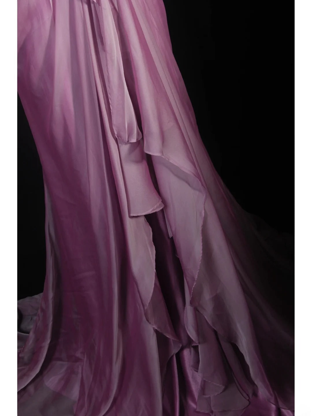 Vintage Mermaid One Shoulder Lilac Chiffon Long Formal Old 1950s Prom Dresses Night Outfits Party Gowns AS239