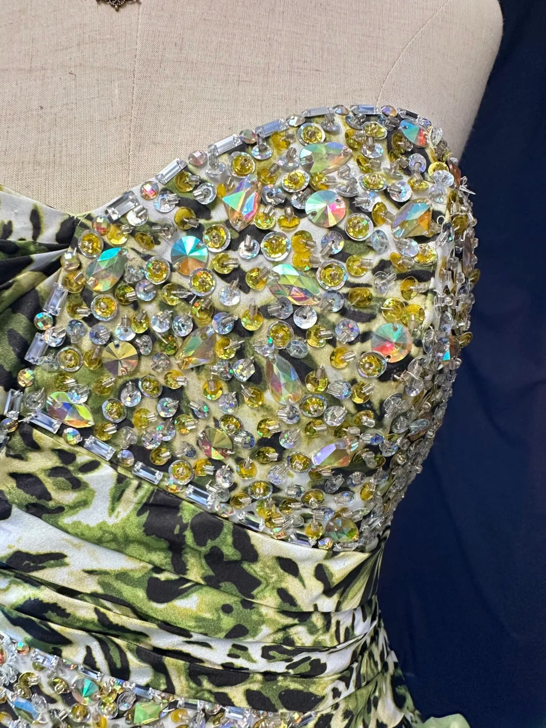 Beautiful Prom Dresses Ball Gown Sweetheart Green Tulle With Tiered Layered Long Formal Outfits RB6092
