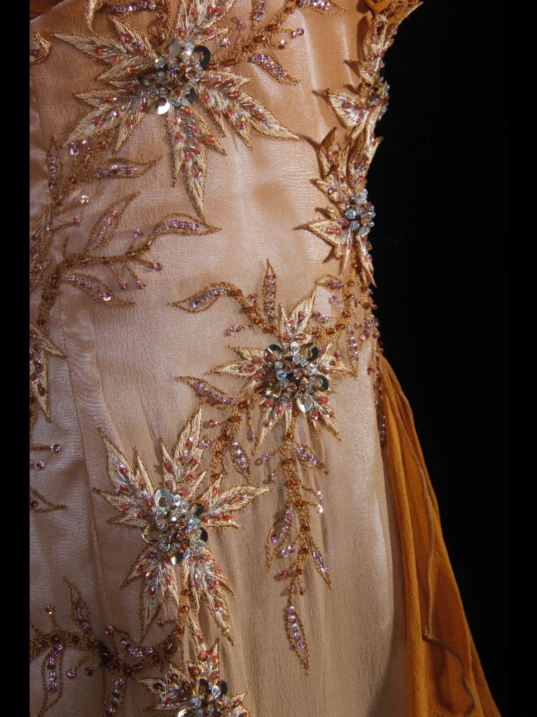 Classy Prom Dresses 1950s Mermaid Halter Chiffon With Beaded Long Parties Gowns Evening Dress AS240
