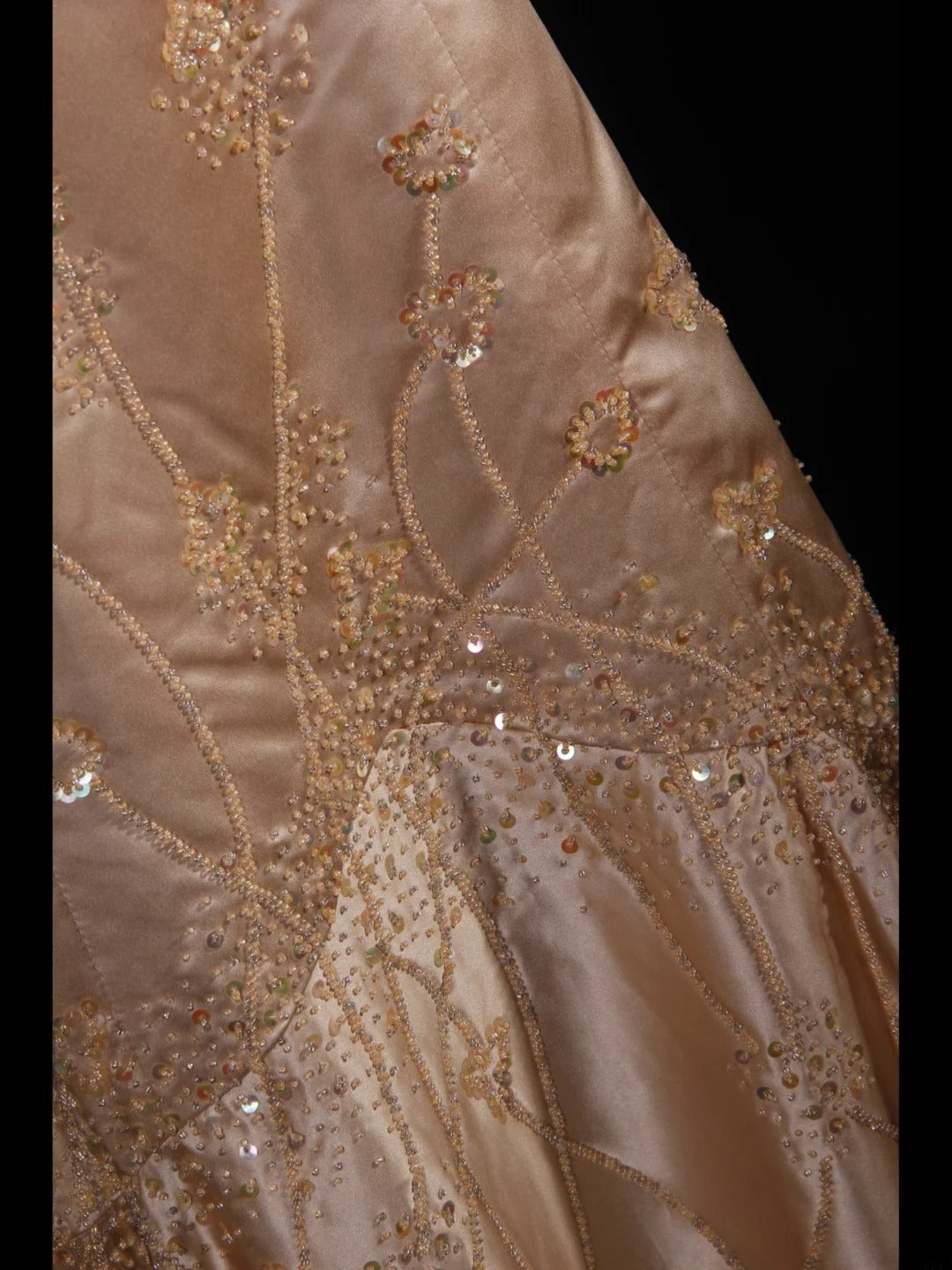 Classy Prom Dresses 1950s Mermaid Spaghetti Strap Champagne With Beaded Long Parties Gowns Evening Dress AS241