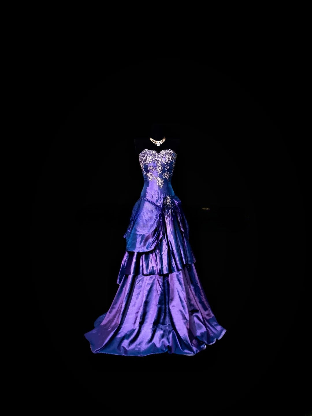 Vintage Mermaid 80s Sweetheart Purple Long Prom Dress With Lace Inspiration Party For Womens Formal Dresses RB8880