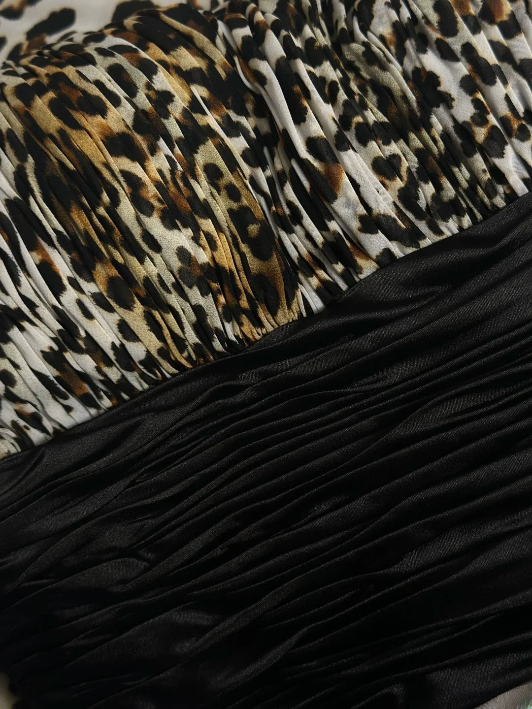 Sexy A Line Strapless Leopard print Birthday Outfits Mini Party Gown inspo Short Cocktail Hoco Dresses RB6102