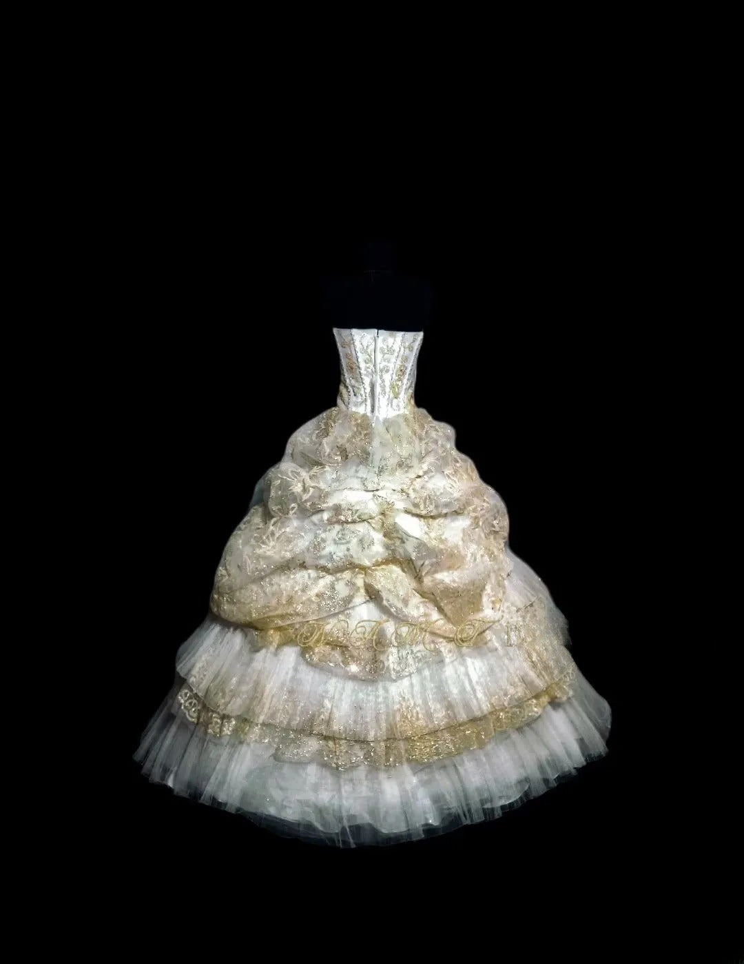Princess Tiered Layers Tulle Sweet 16 Dress Ball Gown Sleeveless Sweet Sixteen Dress RC0066