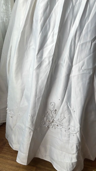 Sweet 15 Quinceanera Dress Ball Gown Spaghetti Straps Satin With Lace Long 15th Birthday Outfits RC0597