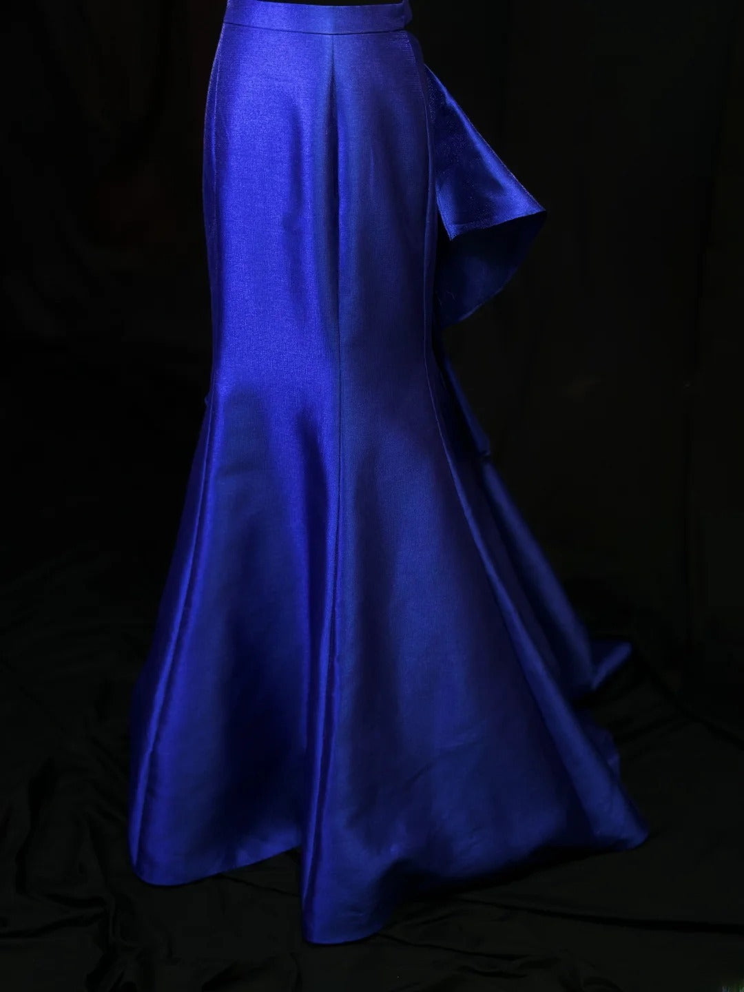 Modest Prom Dresses Mermaid 2 Pieces Royal Blue With Beading Open Backs Long Night Evening Formal Outfits RB6121