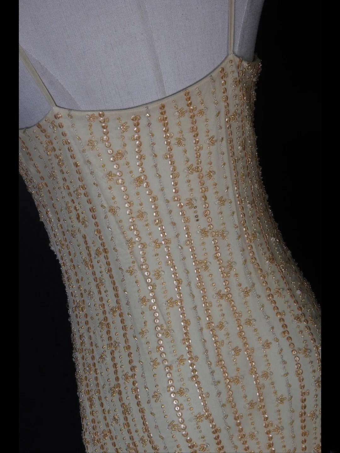Vintage Mermaid Spaghetti Straps Tulle Yellow With Beads Bodice Long Prom Dresses Impress 20th Birthday Outfits Prom Gown AS280
