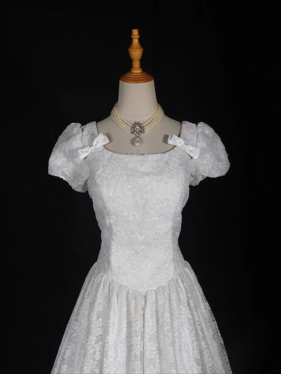 Wedding Dresses for Bride Short Sleeves Lace Petite/Plus Size Bridal Gowns for Civil Wedding for Beach Wedding AS286