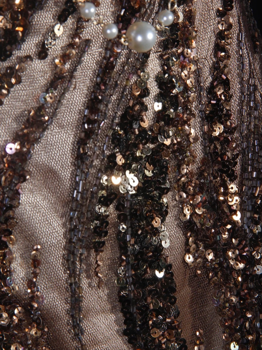 Vintage Mermaid 80s Boat Sequin With Beads Long Prom Dresses Impress 20th Birthday Outfit Formal Gowns AS296