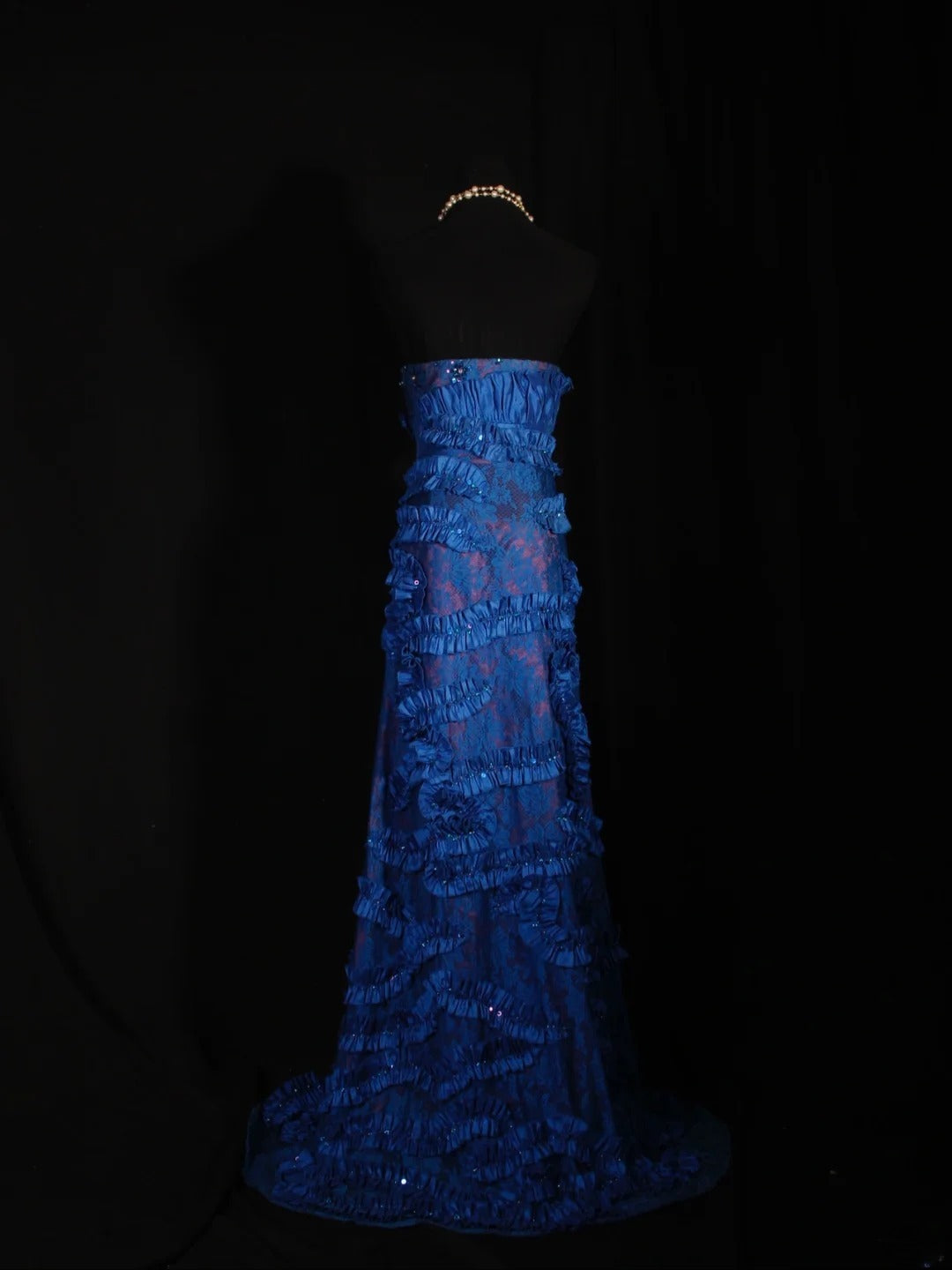 Vintage A Line Sweetheart Royal Blue Satin 1960s With Lace Beads Bodice Long Prom Dresses Impress 18th Birthday Outfit Formal Gown AS297