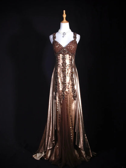 Vintage A line 1980s Sweetheart Tulle With Beads Long Prom Dresses Impress 20th Birthday Outfit Formal Gowns AS301
