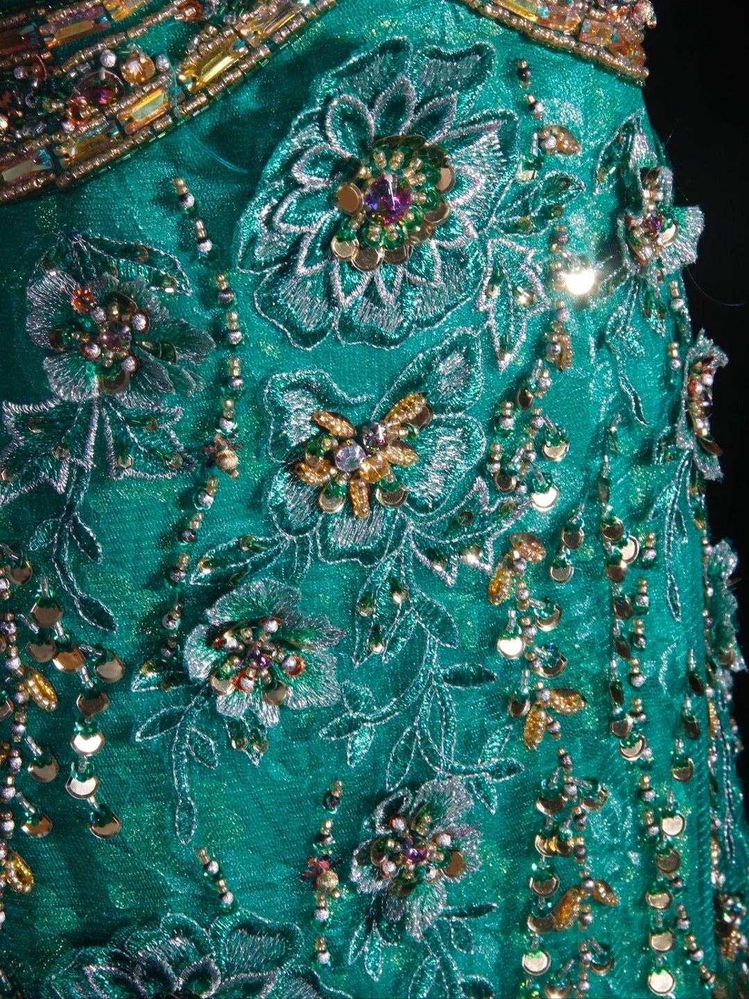 Vintage A line 1950s Sweetheart Tulle Green With Beads Long Prom Dresses Inspo 20th Birthday Outfit Formal Gowns AS302